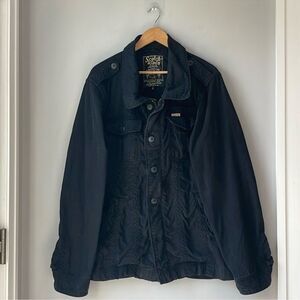 Scotch & Soda Dublin Sanforized Jacket Military Cotton Black XL